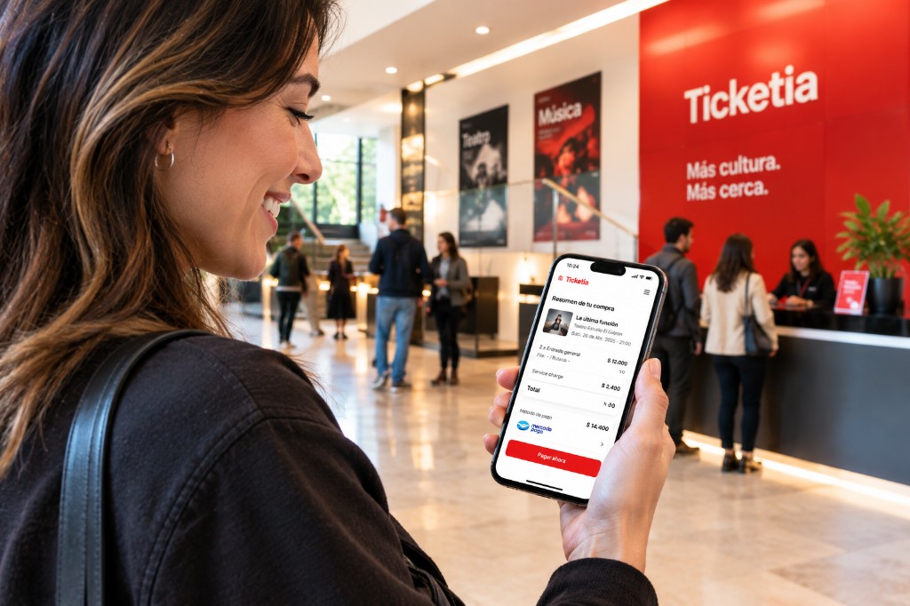 Checkout de entradas en el celular, rápido y claro para el espectador
